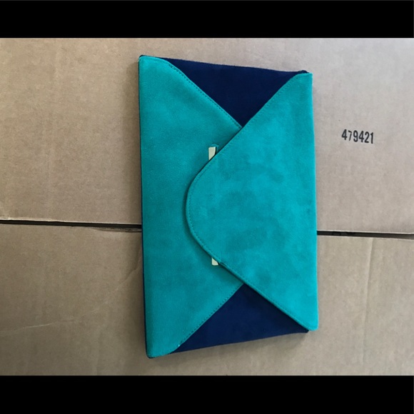 Bcbg womens suede clutch - Picture 1 of 2